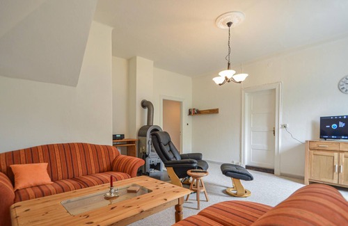 Tonder House | Older property in a rural setting with views of the water tower in Tønder.