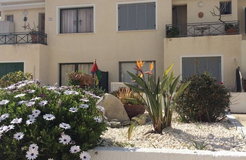 Paphos Apartment | Olympian pool view, 5 mins walk to seafront and beaches.