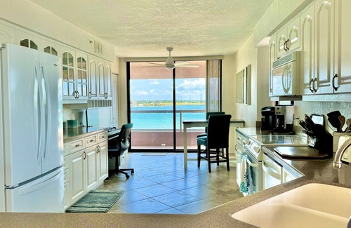 Sand Key Condo | ON BEACH End Unit @ Crescent Beach Club. Amenities Galore w/AMAZING 320° Views!