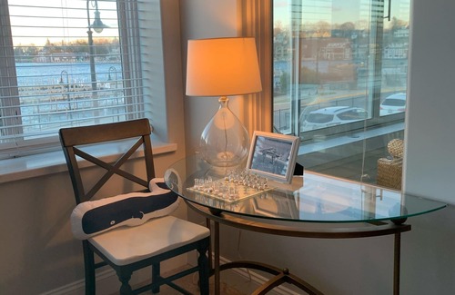 Charlevoix Condo | On Round Lk in the Heart of Charlevoix w Garage. Walking Distance to Everything.