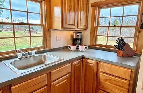 East Burke Cabin | One Bedroom Guest Cabin, with Loft Space - on NEK Biking and VAST Trails