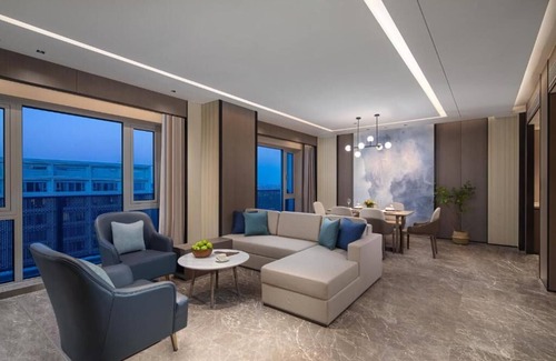 Beijing Apartment | One Bedroom Penthouse at Beixing Road, Daxing District, Beijing