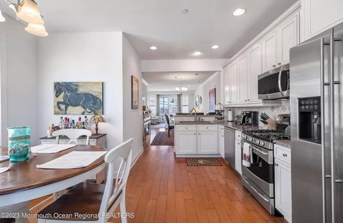 Fort Monmouth House | One block from beach. Ocean front view with hot tub.