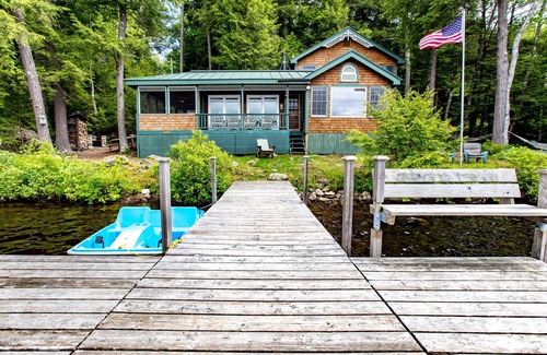 Mount Vernon Cottage | One Of Belgrade Lakes Best Kept Secrets, Very Private & 10 Feet From Waters Edge