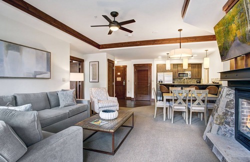 Peak 8 Condo | One Ski Hill- Ski in & Out Luxury Condo - Sauna, Pool, Gym, Bowling, Theater