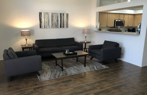 East Mesa House | One Story w/Htd Comm Pool & Spa: GOLF & Trails Nearby, Walk to Dine & Shop, Indoor Shuffleboard