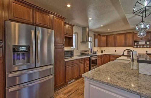 Great Falls House | Opulent Great Falls 5-Bedroom Luxe Retreat with Hot Tub and Exquisite Finishes