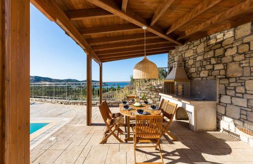 Bali Villa | Oraia Eleni Villa, with Pool, BBQ, Playground & SeaViews, By ThinkVilla