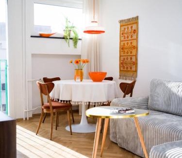 Wroclaw City Center Apartment | Orange and Towers Apartment