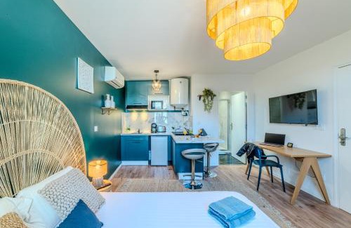 Roanne Apartment | Orchidée Parking & Clim - Roanne centre-ville