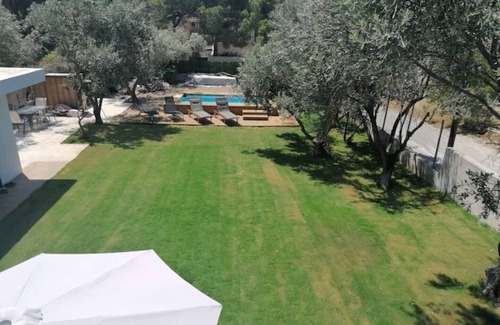 Thymari Villa | Our 2BR in villa. Balcony, seaview and small pool