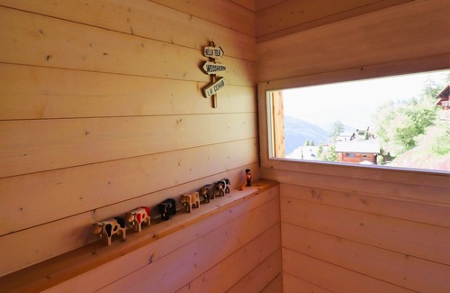 St. Luc Ski Chalet | Outside: detached chalet on 3 floors with magnificent views, sleeps 4 - approx. 80m2Interiors