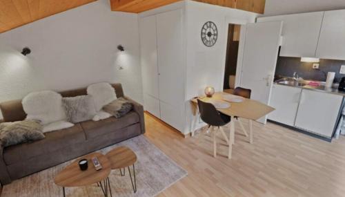 Ovronnaz Apartment | Ovronnaz - studio 2 pers, parking gratuit & petit balcon