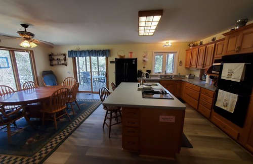 Garfield House | Owls Nest-Lakefront-Private Wooded Setting Sleeps 16