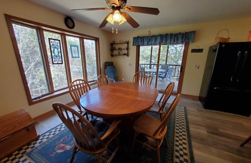 Garfield House | Owls Nest-Lakefront-Private Wooded Setting Sleeps 16