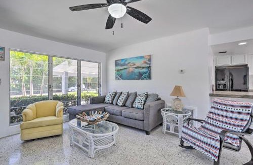 Palm City House | Palm City Canalfront Home with Boat Dock and Fire Pit!