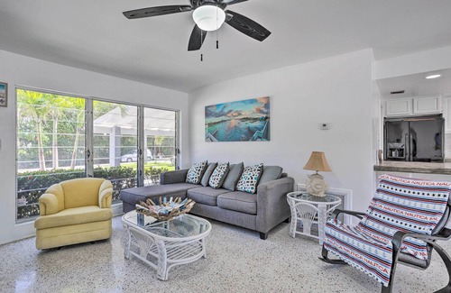 Palm City House | Palm City Canalfront Home w/Boat Dock & Fire Pit!