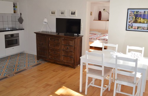 Miltenberg Apartment | Panorama view Miltenberg, 3 pers., central, on the Main, terrace, boat rental, P