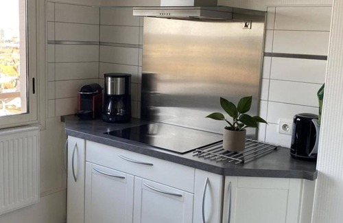 Moulins Apartment | Panoramic apartment in Moulins center with terrace, 2 bedrooms, and modern amenities