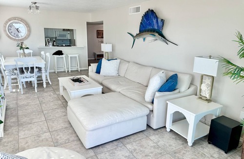 Cocoa Beach Condo | Panoramic oceanfront condo with rain shower, wifi, and dog-friendly
