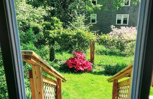 Jones Hill Apartment | Panoramic view, large deck, ground floor apartment, walk to subway and beach