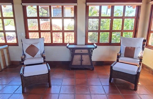Escobal Villa | Panoramic Views, Bali Style, Pool-Tropical Private Area-Atenas