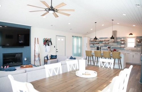 Bumpass House | Paradise at Sunset Point: hot tub, waterfront and dog friendly property