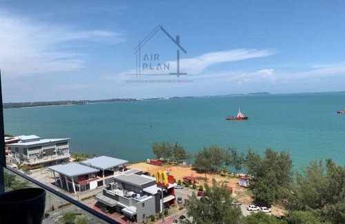 Kampung Bahasa Kapor Apartment | PD D'Wharf Premium Suite - Full Seaview (Up to 6 Pax)