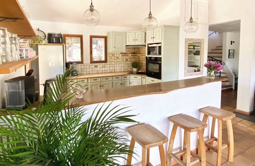 Roquefort-les-Pins Villa | Peaceful 5 Bedroom Villa with a studio pool house and large pool.