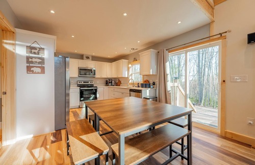 Radford House | Peaceful A-frame cabin with hot tub, forest views, modern comfort, and total privacy in nature.