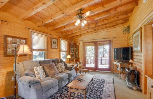 Luray House | Peaceful Luray Cabin with Hot Tub, Deck and Fire Pit!