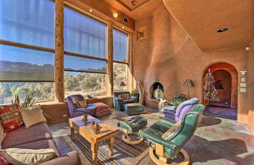 Cleveland House | Peaceful New Mexico Retreat with Panoramic Mtn Views