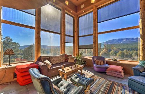 Cleveland House | Peaceful New Mexico Retreat with Panoramic Mtn Views