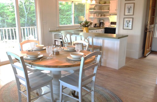 East Boothbay Cottage | Peaceful, Oceanfront Retreat, Sleeps 8, Semi-Private Sandy Swim Area