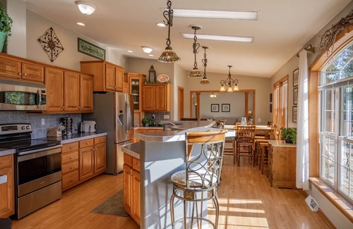 Necedah House | Peaceful retreat on large private pond just minutes to Castle Rock Lake!