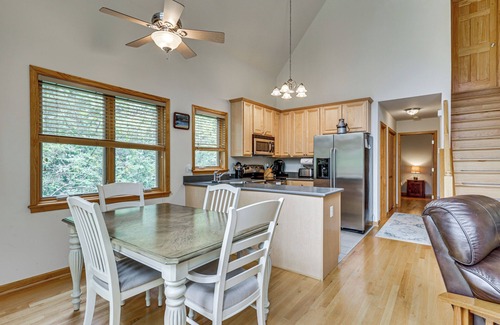 Basye Cabin | 'Peeking Pines' A-Frame Cabin in Bryce Resort!