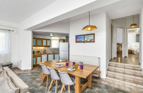 Stavros Villa | Penelope, a seafront villa with stunning sea & sunset views