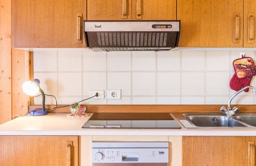 Santa Maddalena Apartment | 'Pension Sonia Apartment 105' with Mountain View, Garden & Wi-Fi