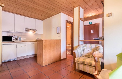 Santa Maddalena Apartment | 'Pension Sonia Apartment 102' with Mountain View, Garden & Wi-Fi