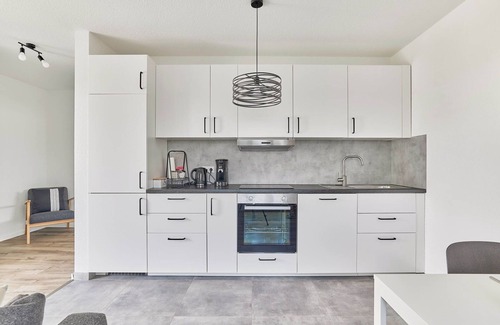 Gartenstadt Apartment | Penthouse apartment in new building with barbecue