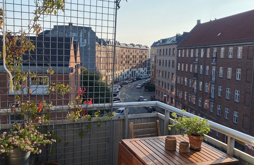 København N Apartment | Penthouse apartment with 3 balconies in the center of Copenhagen