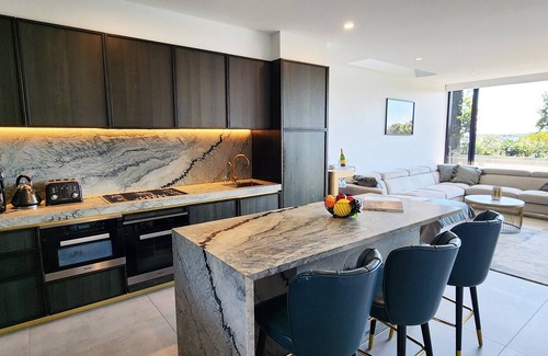 Waterloo Apartment | Penthouse perfection with private rooftop pool paradise. 2 bed, 2 bath, parking