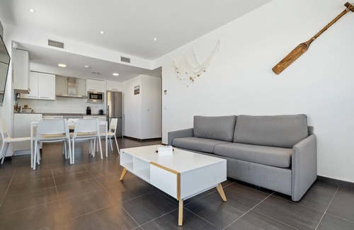 Roques Daurades Apartment | Penthouse with private solarium and pool sea views
