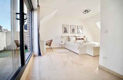 Rabot Apartment | Penthouse with a Neo-Gothic Parish church view