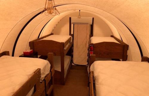 South Oklahoma City House | Perfect Glamping Vacations in this Rustic Conestoga Covered Wagon Rental in Oklahoma