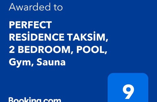 Harbiye Apartment | PERFECT RESİDENCE TAKSİM, 2 BEDROOM, POOL, Gym, Sauna