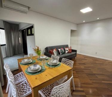 Aparecida Apartment | Perto da Praia com ar e estacionamento