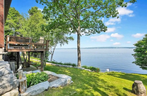 Hamilton Township Cottage | Pet friendly, waterfront cottage on Rice Lake with scenic lake views.