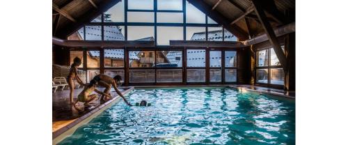 La Joue du Loup Apartment | Petit Chalet 5 pers piscine sauna 2 chambres