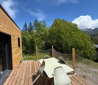 Barcelonnette Ski Chalet | Petit Chalet neuf avec jardin - La montagne Sud